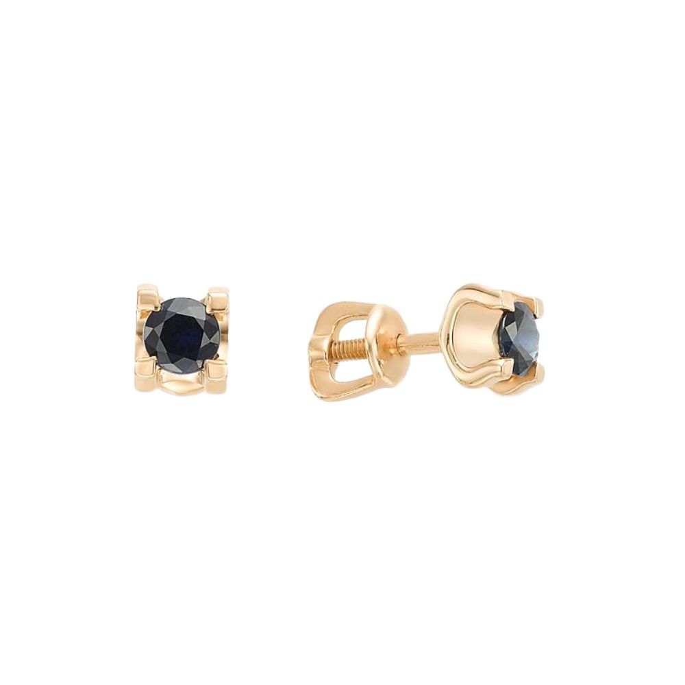 Серьги Золото 585 Артикул 22559-102