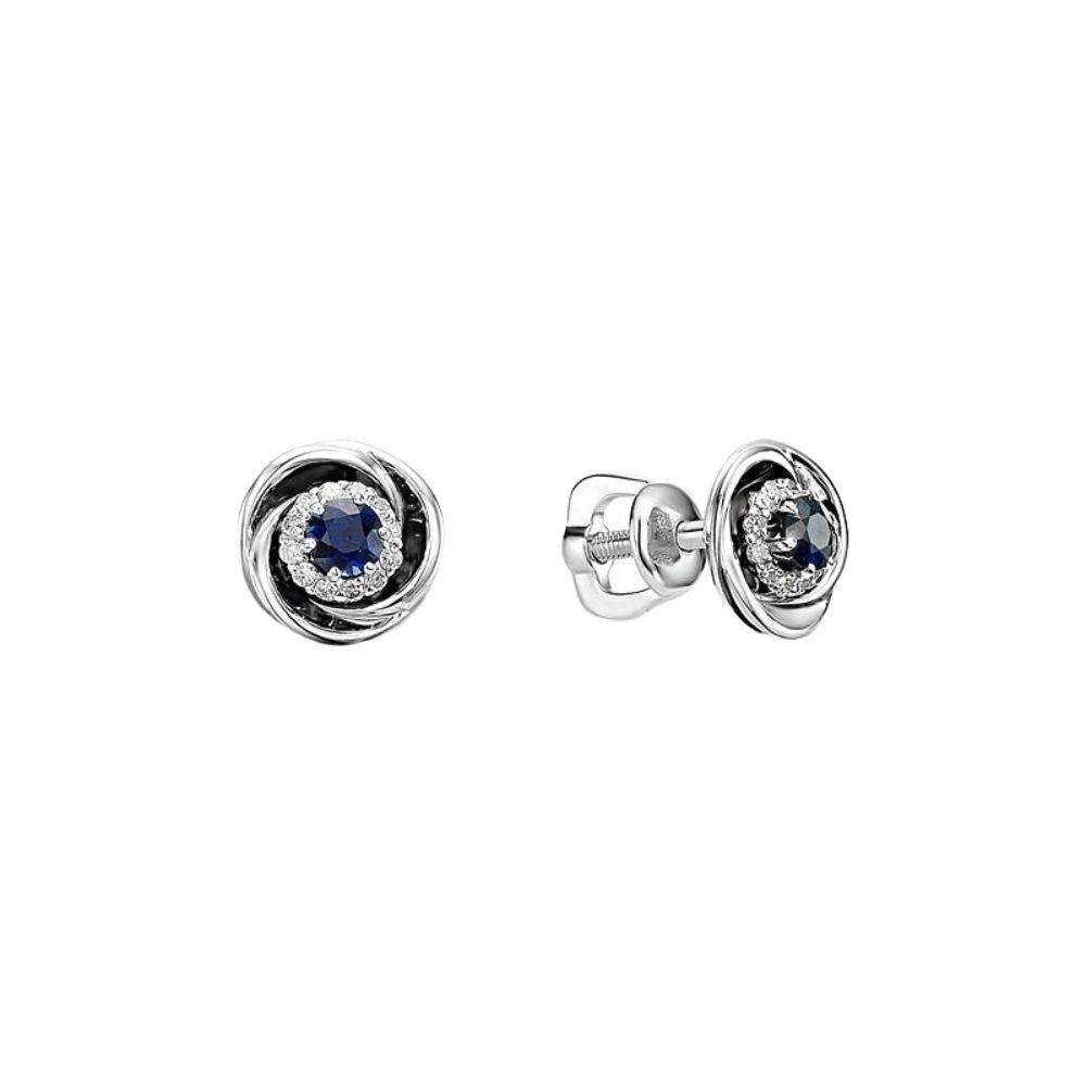 Серьги Золото 585 Артикул 22714-202