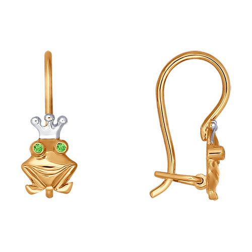 Серьги Золото 585 Артикул 020972