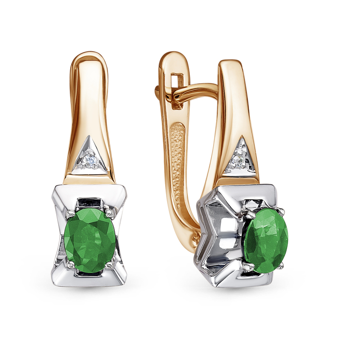 Серьги Золото 585 Артикул С1732-123