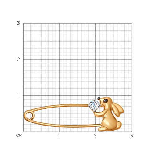 Булавка Золото 585 Артикул 040241