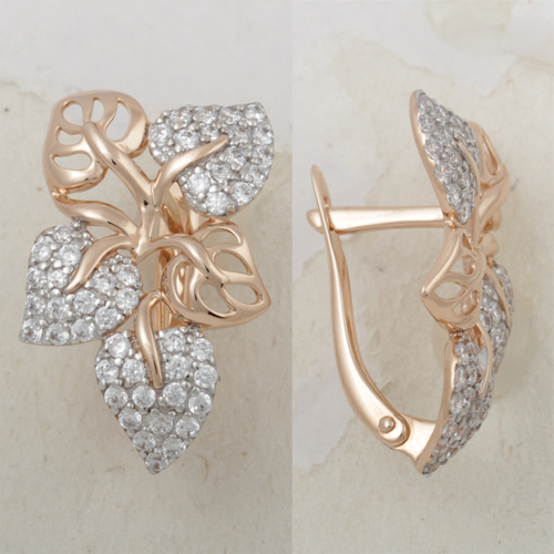 Серьги Золото 585 Артикул С1325162