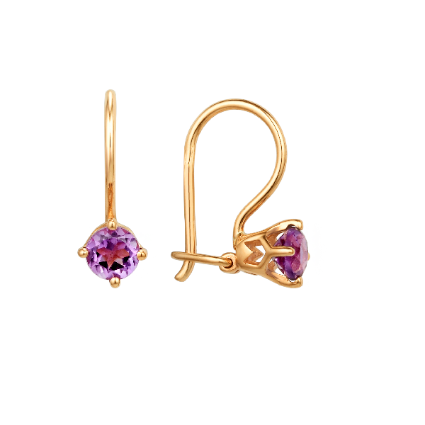 Серьги Золото 585 Артикул 002295-1120