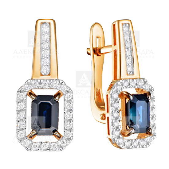 Серьги Золото 585 Артикул 3022509