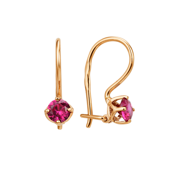 Серьги Золото 585 Артикул 002335-1100