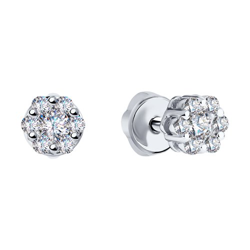 Серьги Золото 585 Артикул 025796