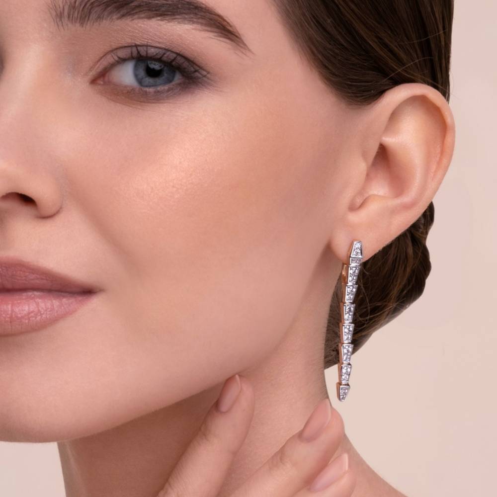 Серьги Золото 585 Артикул Т14102В979