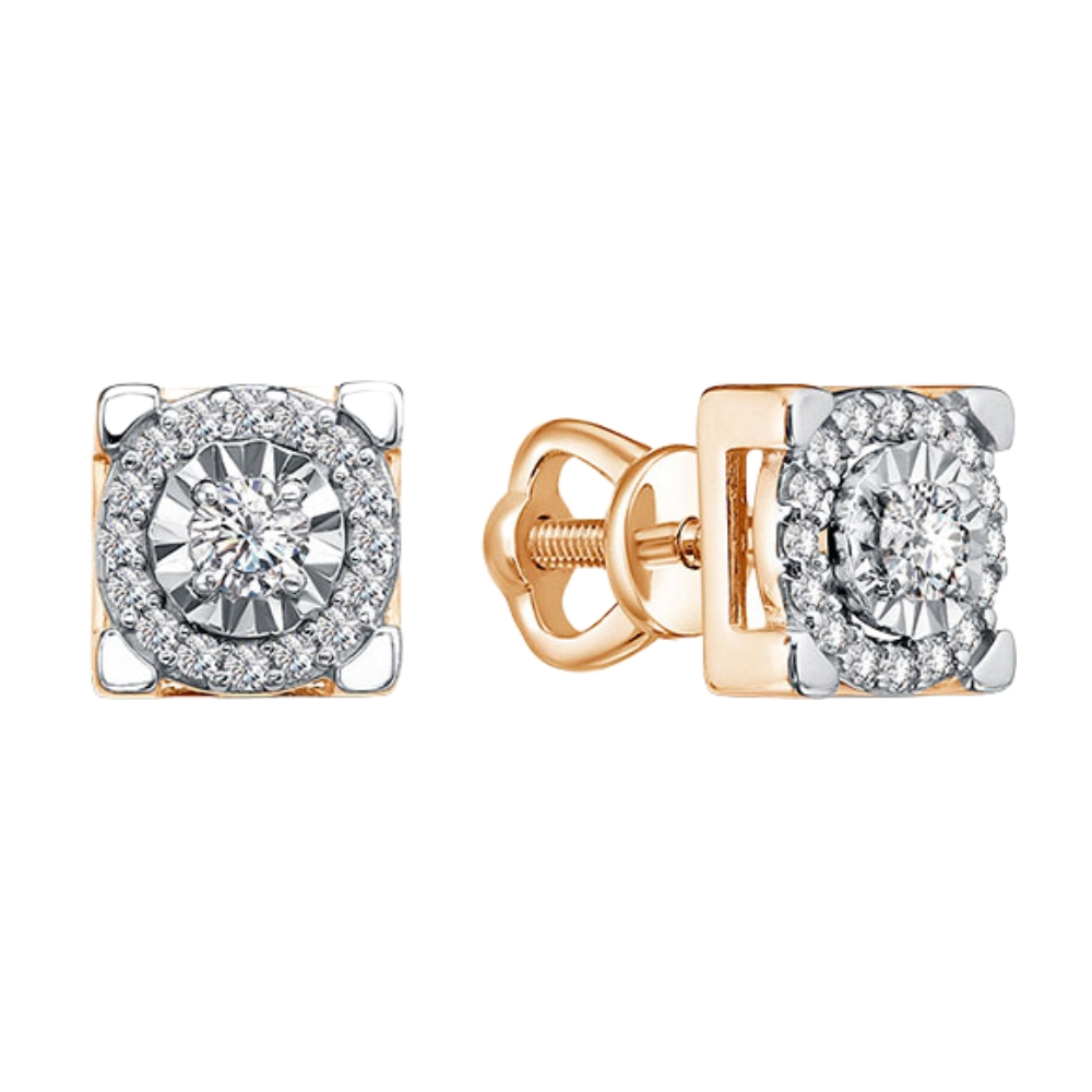 Серьги Золото 585 Артикул С03415-0120
