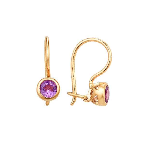 Серьги Золото 585 Артикул 002365-1480