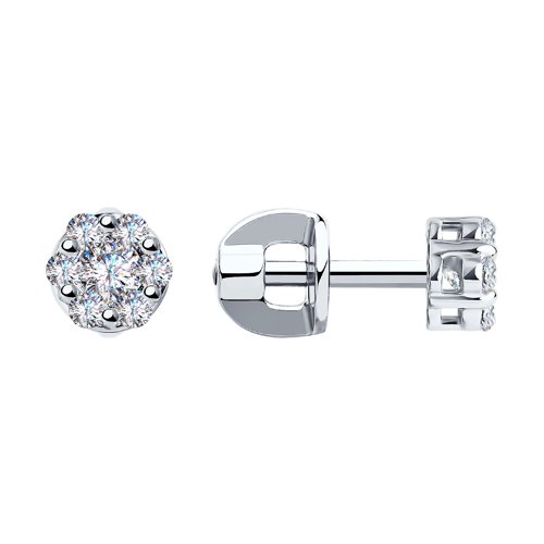 Серьги Золото 585 Артикул 025796
