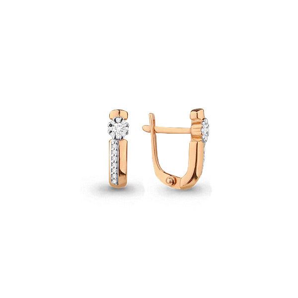 Серьги Золото 585 Артикул 941806к