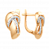 Серьги Золото 585 Артикул 002932-1102