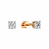 Серьги Золото 585 Артикул 5-3073-103ИНВ-2К