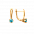 Серьги Золото 585 Артикул 002435-1340