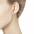 Серьги Золото 585 Артикул 1020058