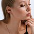 Серьги Золото 585 Артикул 004072-1102