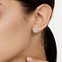 Серьги Золото 585 Артикул 25680-100